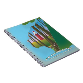 Fort Washington Park Maryland map Notebook