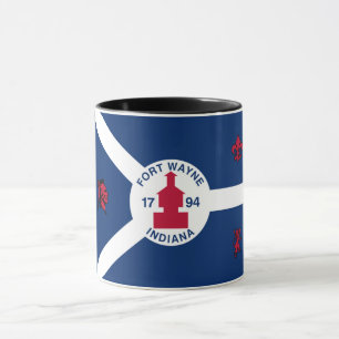 Fort Wayne city flag Mug