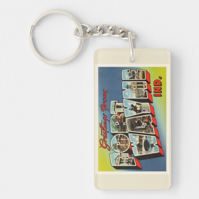 Fort Wayne Indiana DANS le vieux souvenir de (Devant)