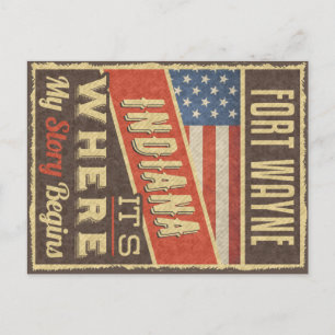 Fort Wayne Indiana Postcard