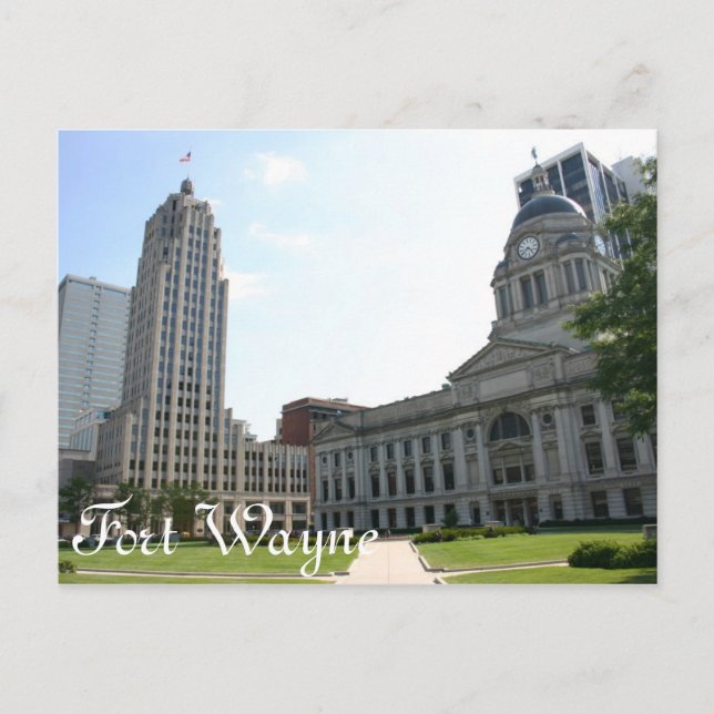 Fort Wayne Postcard (Front)