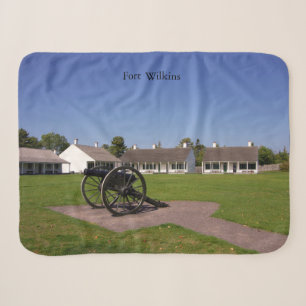Fort Wilkins fleece blanket