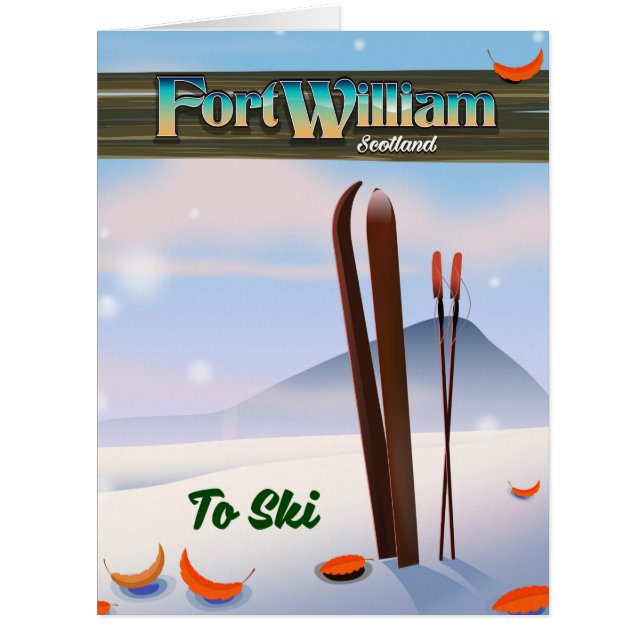 Fort William Écosse ski. (Devant)