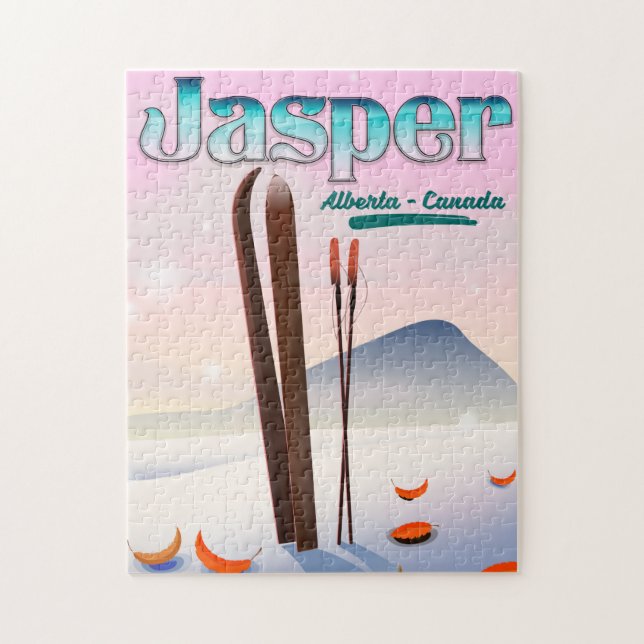 Fort William Scotland ski. Jigsaw Puzzle (Vertical)