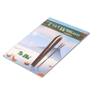 Fort William Scotland ski. Notepad