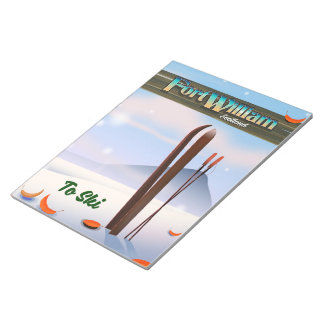 Fort William Scotland ski. Notepad