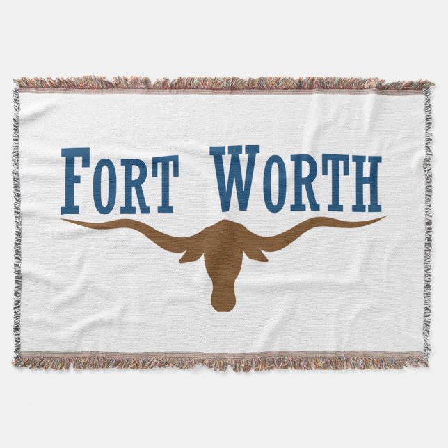 Fort Worth city flag Throw Blanket (Front)