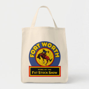 Fort Worth Fat Stock Show Tote Bag