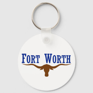 Fort Worth Flag Keychain