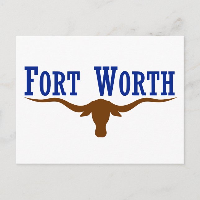 Fort Worth Flag Postcard (Front)