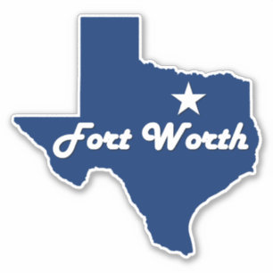 Fort Worth, Texas Lone Star State Map (Ft. Worth)