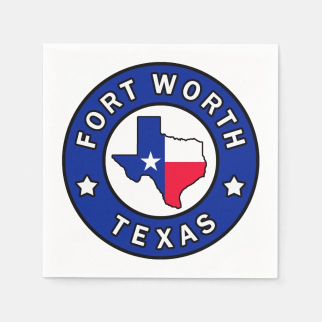 Fort Worth Texas Napkin (Front)