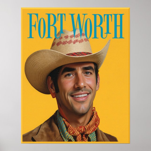 Fort Worth, Texas poster (Front)