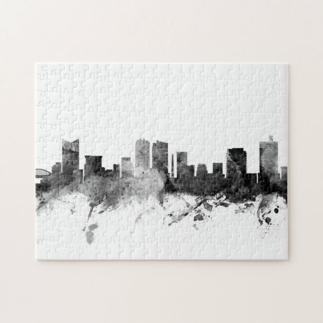 Fort Worth Texas Skyline Jigsaw Puzzle (Horizontal)