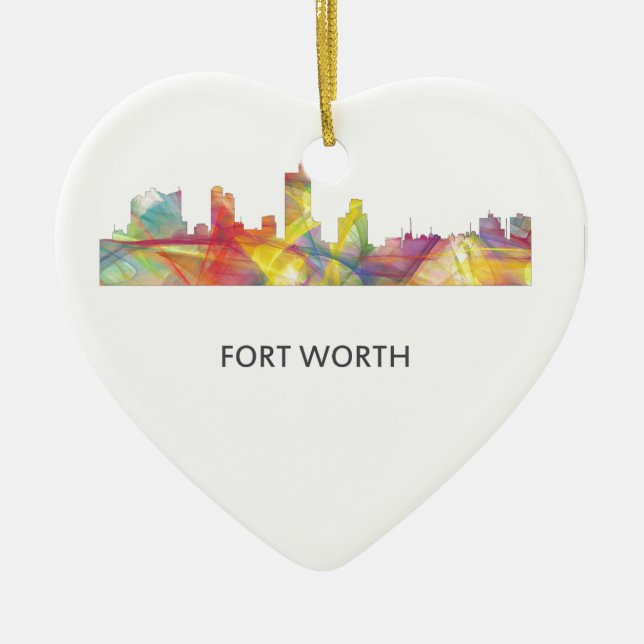 FORT WORTH, TEXAS WB1 - CERAMIC ORNAMENT (Front)