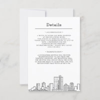 Fort Worth, Texas Wedding | Guest Details