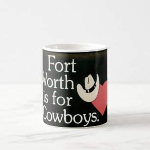 Fort Worth TX Cowboy Coffee Mug