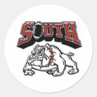 Fort Zumwalt South Jr Bulldogs Football Club Store Classic Round Sticker