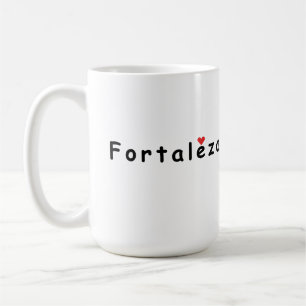 Fortaleza Brazil, I love Fortaleza Coffee Mug