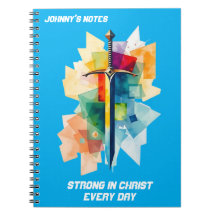 Forte en Christ - Carnet guerrier d'épée personnal
