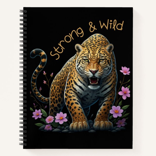 Forte et sauvage Carnet spiral Jaguar Soul (Devant)