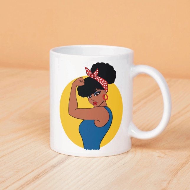 Forte Mug femme noire (Créateur téléchargé)