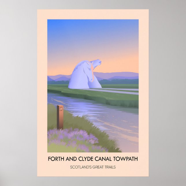 Forth and Clyde Canal Towpath Scotlands Great Poster (Front)