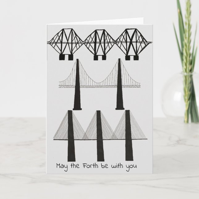 Forth bridges card (Front)