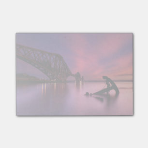 Forth Rail Bridge At Sunset   Scotland Post-it Notes