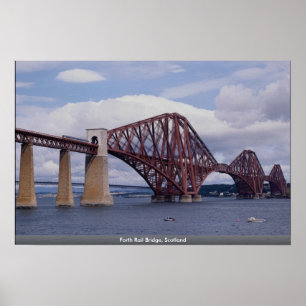 Forth Rail Bridge, Scotland Poster