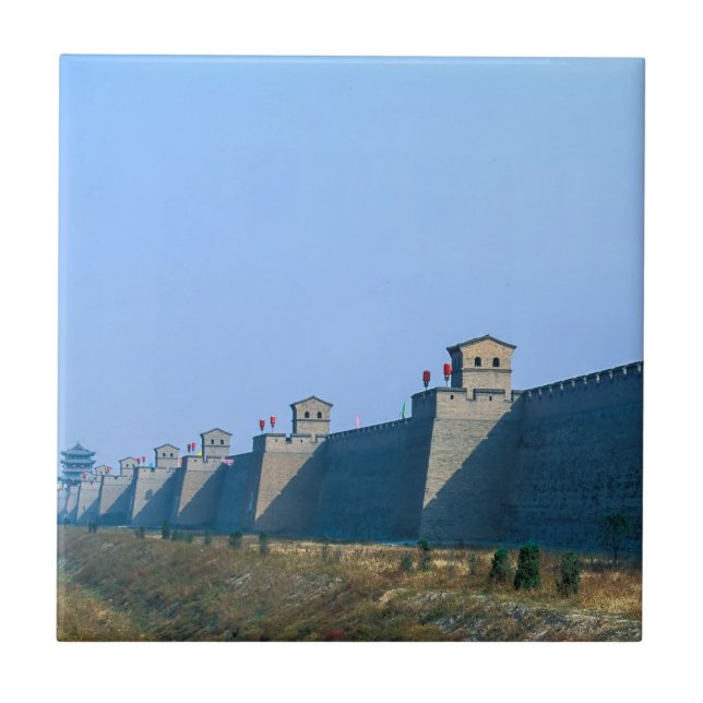 Fortification of the old city of Pingyao - China Tile (Front)