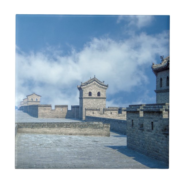 Fortification of the old city of Pingyao - China Tile (Front)