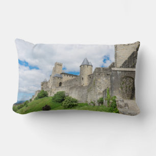 Fortified City Of Carcassonne Lumbar Pillow