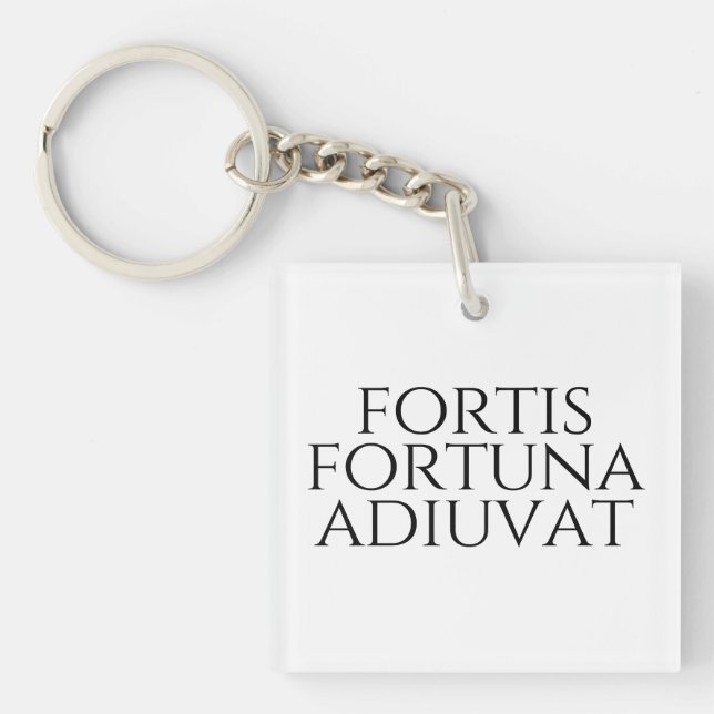 Fortis Fortuna Adiuvat Keychain (Front)
