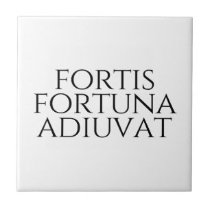 Fortis Fortuna Adiuvat Tile