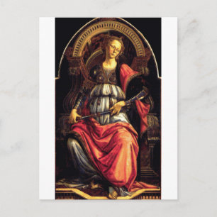 Fortitude by Botticelli Postcard