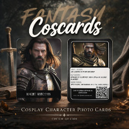Fortitude Cosplay Character Trading Cards QR Code