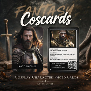 Fortitude Cosplay Character Trading Cards QR Code