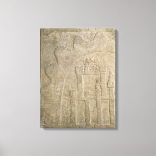 Fortress under Siege, from Nimrud, Iraq Canvas Print