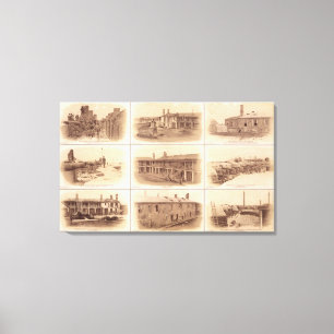 Forts Sumter & Moultrie Canvas Print