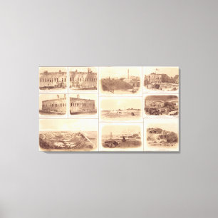 Forts Sumter & Moultrie, Sullivan's Island Canvas Print