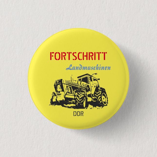 Fortschritt Design DDR 1 Inch Round Button (Front)