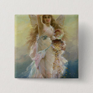 Fortuna 2 Inch Square Button