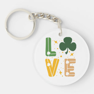 Fortunate Feelings Clover Keychain