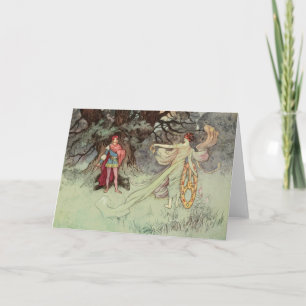 Fortunatus Enchanted Princess Vintage Fairy Tale Card