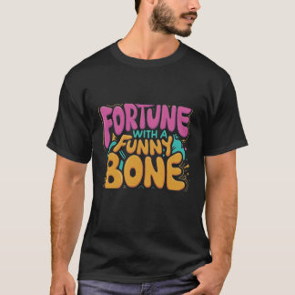 Fortune avec un T-shirt à os drôle