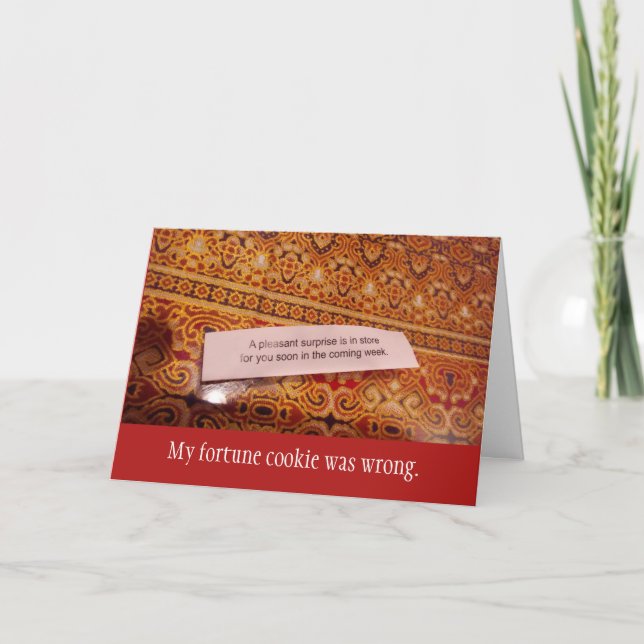 Fortune Cookie Co-worker Farewell Card (Front)