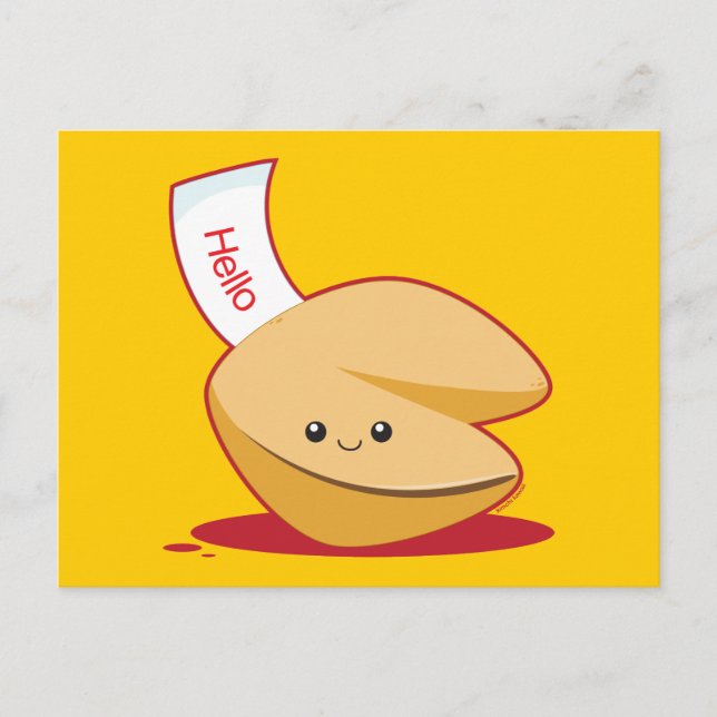 Fortune Cookie Postcard (Front)