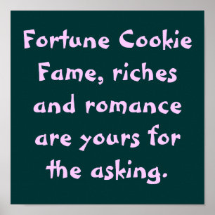 Fortune Cookie Poster