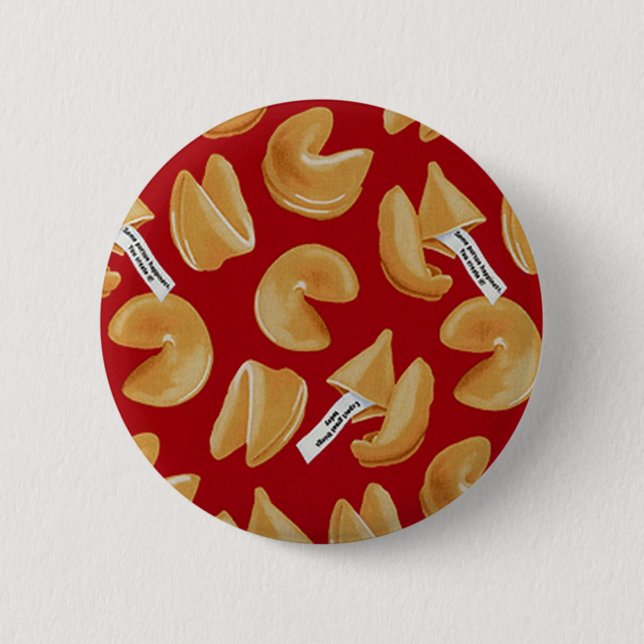 Fortune Cookies 2 Inch Round Button (Front)